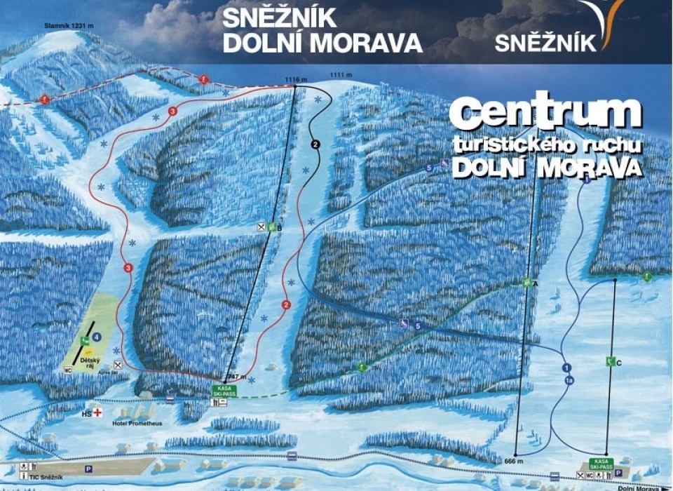 Skiareál Dolní Morava - Sněžník 