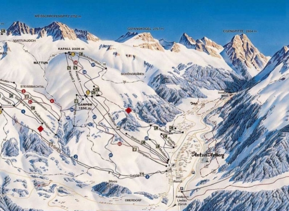 Lyžařské středisko Arlberg